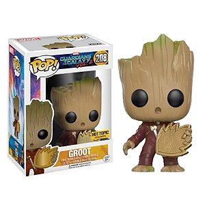 Funko Pop! Filme Marvel Guardiões da Galáxia / Guardians Of The Galaxy Groot 208 Exclusivo