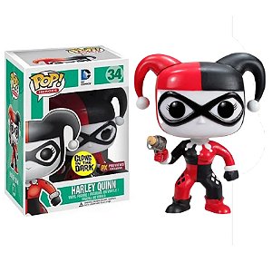 Funko Pop! Heroes DC Comics Arlequina / Harley Quinn 34 Exclusivo Glow