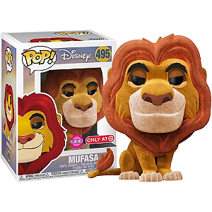 Funko Pop! Disney O Rei Leao Mufasa 495 Exclusivo Flocked