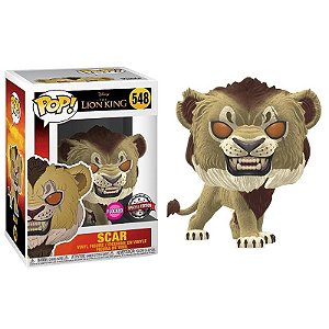 Funko Pop! Filme Disney The Lion King Scar 548 Exclusivo Flocked