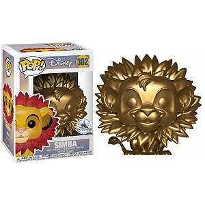 Funko Pop! Filme Disney The Lion King Simba 302 Exclusivo Gold