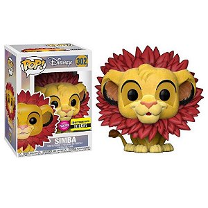 Funko Pop! Filme Disney The Lion King Simba 302 Exclusivo Flocked