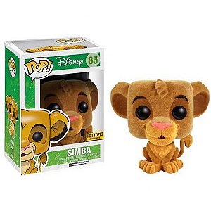 Funko Pop! Filme Disney The Lion King Simba 85 Exclusivo Flocked