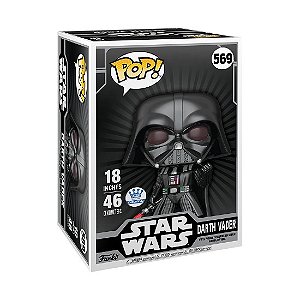 Funko Pop! Television Star Wars Darth Vader 569 Exclusivo 18 Polegadas