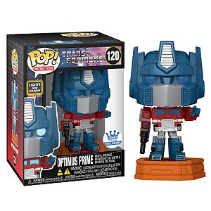 Funko Pop! Retro Toys Transformers Optimus Prime 120 Exclusivo Lights Sounds