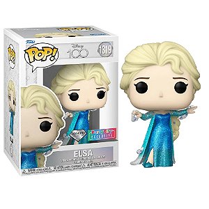 Funko Pop! Filme Disney 100 Th Anniversary Frozen Elsa 1319 Exclusivo Diamond