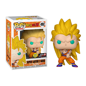Funko Pop! Animation Dragon Ball Z Super Saiyan 3 Goku 492 Exclusivo Glow