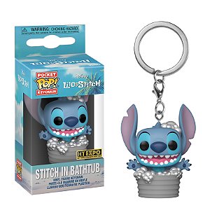 Funko Pop! Keychain Chaveiro Disney Stitch In Bathtub Exclusivo