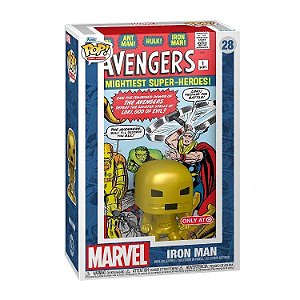 Funko Pop! Comic Covers Marvel Homem de Ferro / Iron Man 28 Exclusivo