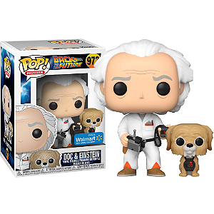 Funko Pop! Filme De Volta Para o Futuro Doc & Einstein 972 Exclusivo