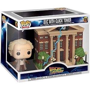Funko Pop! Town Filme De Volta Para o Futuro / Back To The Future Doc With Clock Tower 15