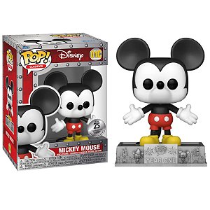 Funko Pop! Disney 25 Th Anniversary Mickey Mouse 01C Exclusivo 25000 Peças