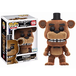 Funko Pop! Games Five Nights At Freddy's Freddy 106 Exclusivo Flocked
