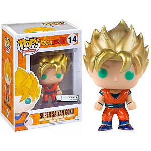 Funko Pop! Animation Dragon Ball Z Super Saiyan Goku 14 Exclusivo Metallic