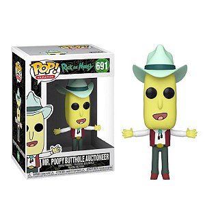 Funko Pop! Animation Rick And Morty Mr. Poopy Butthole Auctioneer 691