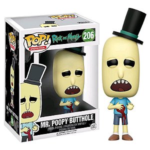 Funko Pop! Animation Rick And Morty Mr. Poopy Butthole 206 Exclusivo