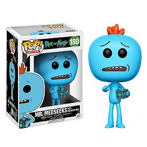 Funko Pop! Animation Rick And Morty Mr. Meeseeks with Meeseeks Box 180 Exclusivo