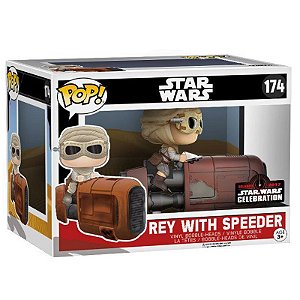 Funko Pop! Television Rides Star Wars Rey With Speeder 174 Exclusivo