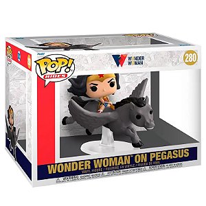 Funko Pop! Rides Dc Comics Mulher Maravilha Wonder Woman On Pegasus 280