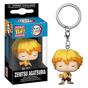 Chaveiro Funko Pocket Pop Demon Slayer Zenitsu Agatsuma