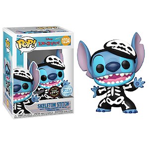 Funko Pop! Disney Lilo & Stitch Skeleton Stitch 1234 Exclusivo Glow Chase