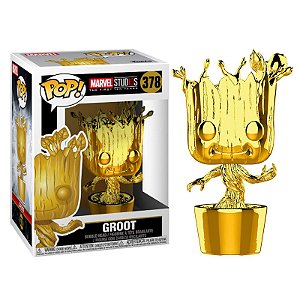 Funko Pop! Filme Marvel Guardiões da Galáxia Guardians Of The Galaxy Gold Groot 378