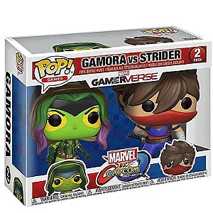 Funko Pop! Games Marvel vs. Capcom Gamora Vs Strider 2 Pack