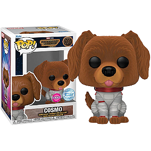 Funko Pop! Filme Marvel Guardiões da Galáxia Cosmo 1207 Exclusivo Flocked
