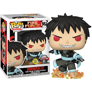 Funko Pop! Animation Fire Force Shinra With Fire 981 Exclusivo Glow