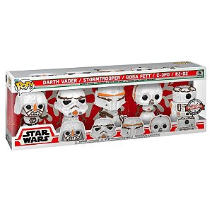 Funko Pop! Darth Vader / Stormtrooper / C-3PO / Luke Funko Pop! Darth Vader / Stormtrooper / C-3PO / Luke
