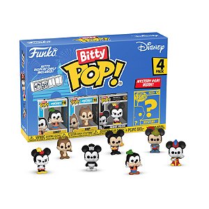 Funko Bitty Pop! Disney 4 Pack Goofy, Chip, Minnie Mouse + Supresa
