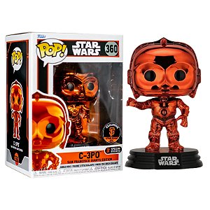 Funko Pop! Television Star Wars C-3PO 360 Exclusivo Original - Moça do Pop  - Funko Pop é aqui!