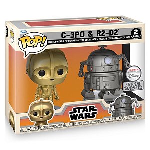 Funko Pop! Television Star Wars C-3PO & R2-D2 2 Pack Exclusivo