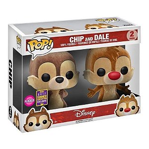 Funko Pop! Disney Chip And Dale 2 Pack Exclusivo Flocked