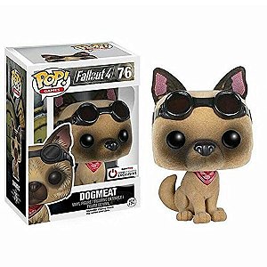 Funko Pop! Games Fallout Dogmeat 76 Exclusivo Flocked