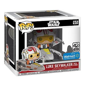 Funko Pop! Television Star Wars Luke Skywalker with X-Wing 232 Exclusivo