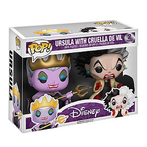 Funko Pop! Disney A Pequena Sereia / Cruella De Vil Ursula With Cruella De Vil 2 Pack