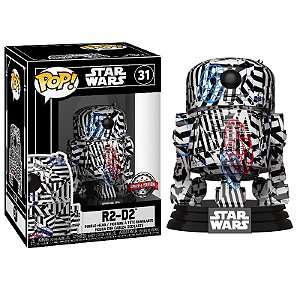 Funko Pop! Television Art Series Star Wars R2-D2 31 Exclusivo