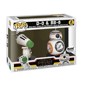 Funko Pop! Television Star Wars D-O & BB-8 2 Pack Exclusivo
