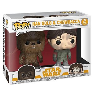Funko Pop! Television Star Wars Han Solo & Chewbacca 2 pack Exclusivo