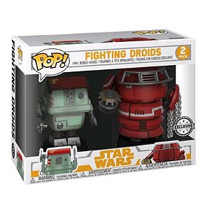 Funko Pop! Television Star Wars Fighting Droids 2 Pack Exclusivo