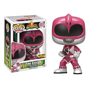 Funko Pop! Television Power Rangers Pink Ranger 407 Exclusivo Metallic