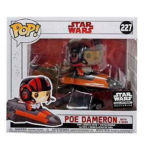 Funko Pop! Television Star Wars Poe Dameron With X-Wing 227 Exclusivo