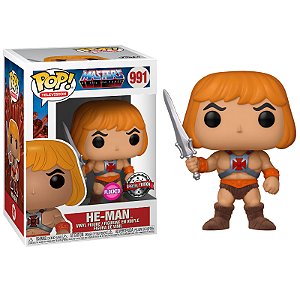 Funko Pop! Television Masters Of The Universe He-Man 991 Exclusivo Flocked