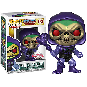Funko Pop! Television Mestres Do Universo Battle Armor Skeletor 563 Exclusivo