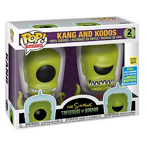 Funko Pop! Television The Simpsons Treehouse Of Horror Kang and Kodos 2 Pack Exclusivo Glow