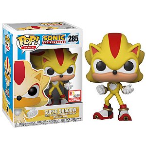 Funko Pop! Games Sonic The Hedgehog Super Shadow 285 Exclusivo