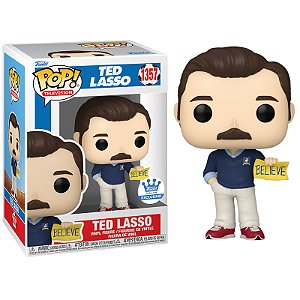 Funko Pop! Television Ted Lasso With Believe Sign 1357 Exclusivo