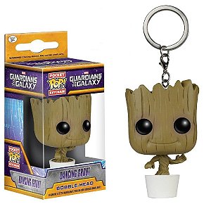 Funko Pop! Keychain Chaveiro Filme Guardiões da Galáxia Guardians Galaxy Dancing Groot