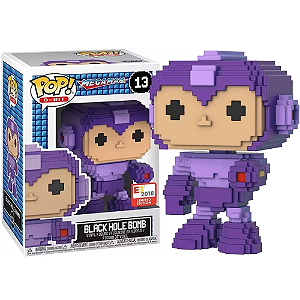 Funko Pop! Games 8-BIT Mega Man Black Hole Bomb 13 Exclusivo